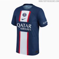 เสื้อกีฬาแขนสั้น ลายทีมเหย้า PSG 22/23 ฟรีถุงเท้าTH