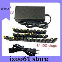 ixoo61 store 96W 12V 24V Adjustable power supply Charger 34 connector head Universal battery Adapter For Laptops