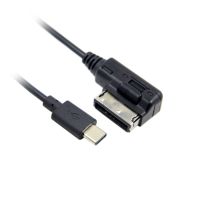 Media In AMI MDI USB-C USB 3.1 Type C Charge Adapter Cable For Car VW AUDI 2014 A4 A6 Q5 Q7 for Chromebook