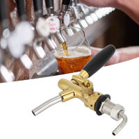 G5/8 ก๊อกน้ำเบียร์แบบเกลียวปรับได้ Stainless Steel Beer Tap Keg สำหรับร้านอาหารบาร์ในบ้าน