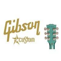 Gibson สติ๊กเกอร์ติดกีต้าร์สั่งทำลายที่กลึงกีตาร์พิเศษสไลเดอร์สติกเกอร์โลหะโลโก้ BMW สติกเกอร์รถ Jdm อุปกรณ์ตกแต่งรถยนต์แต่งรถ