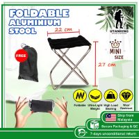 Mini Camping Stools Folding Chair Aluminium Picnic Fishing Slacker Chairs Outdoor Folding Stool Chair Seat Kerusi Bangku