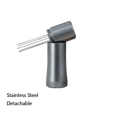 Espresso Coffee Stirrer Needle Stainless Steel Powder Disperser with  Magnetic Holder WDT Distributor Leveler Tool Accessories