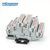 10 ชิ้น PT2.5-3L Push - in สายไฟ Triple 3 ระดับ 2.5 mm² สาย 2.5 มิลลิเมตรไฟฟ้าสาย Din Rail Terminal Block PT 2.5-3L-Jiieu