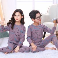 ZZOOI Winter Teens Girls Pajama Sets Warm Baby Boy Clothes Autumn Long Sleeve Pyjamas Sets for Kids 4 6 8 10 12Years Todder Sleepwear