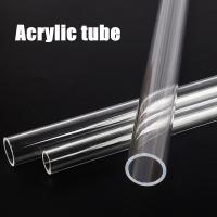 ◐△✑ 1pc 30CM Length OD 16 90mm Transparent Acrylic Pipe Aquarium Fish Tank Joint Pipe Garden Watering Supply Plexiglass Tube