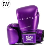 Găng Boxing Fairtex Metallic BGV22 Tím