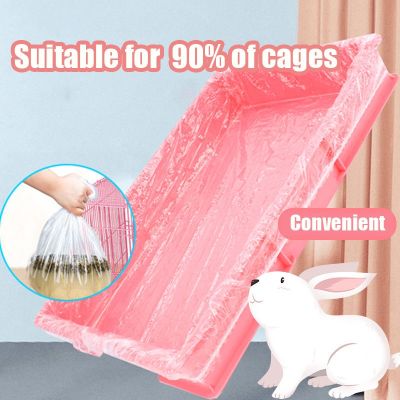 【YF】 Pet Disposable Rabbit Cage Liner Plastic Bunny Mat Cleaning Pad Hamster Dog Replacement Diaper Universal Toilet Film