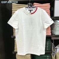 ✔☜Tommy Hilfiger เสื้อยืด Tommy แท้ซื้อชายและหญิงสไตล์เดียวกันแขนสั้นเสื้อคอตตอนแท้สีทึบเทรนด์หล่ออเมริกันฤดูร้อนขายต่างประเทศ