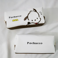 Sanrio Pochacco Cartoon Cute Pencil case Student Stationery Box Large Capacity Multifunctional Cosmetic Storage Bag