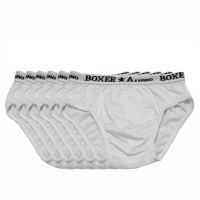 YANO กางเกงในเด็ก กางเกงในเด็กขาย กางเกงในหัดเดิน สีขาว Boxer แพ็ค 6 / แพ็ค 12 - Children Underwear, White, Pack of 6 / Pack of 12