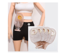 สองชิ้น Ostomy กระเป๋า5ชิ้น Colostomy อุจจาระกระเป๋าสำหรับ ZKD3