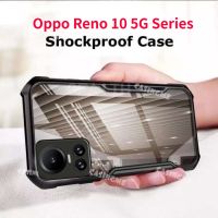 Oppo Reno 10 5G 10Pro 2023เคสโทรศัพท์แบบใสสำหรับ Oppo Reno 10 5G 10Pro Reno10 Pro + Plus 4G 5G ซิลิโคนเคสโทรศัพท์โปร่งใสกันกระแทกอะคริลิคฝาครอบด้านหลัง TPU นิ่มกันกระแทก