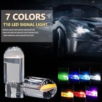 10x W5W Led T10 Car COB Bulbs Glass Interior Map Dome Auto Signal Lamp 6000K Wedge License Plate Turn Clearance Reading Lights