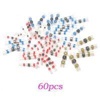 New 60PCS Soldering Sleeve Waterproof Solder &amp; Seal Heat Shrink Butt Connectors kits Red Blue White Yellow 1.5-6.0mm Termina Electrical Circuitry Part