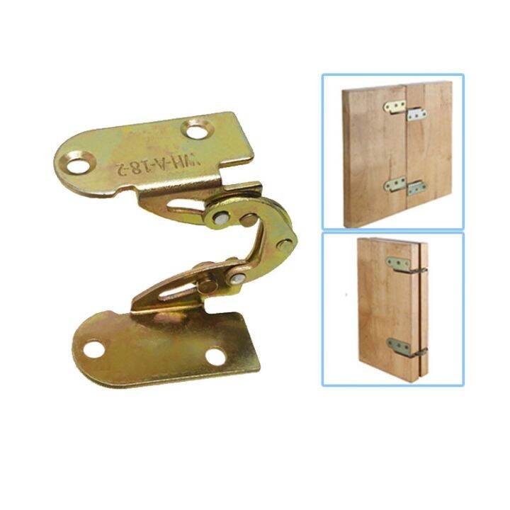 2pcs 180 degree flap hinge iron hidden folding hinge for Dining table ...