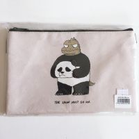 กระเป๋าหนัง ซองใส่เครื่องเขียน Switch Panda วาดโดย สะอาด [kai3studio]