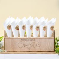 hotx【DT】 Wedding Cone Frame Tray Cones Rustic Decoration Holder Support Favor