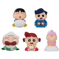 Crayon Shin-chan Yuki Asobi-tai (Set of 5) Shinnosuke Kazama Masao Nene Bo ชินจังจอมแก่น โมเดลกาชาปอง Gashapon รีเมนท์