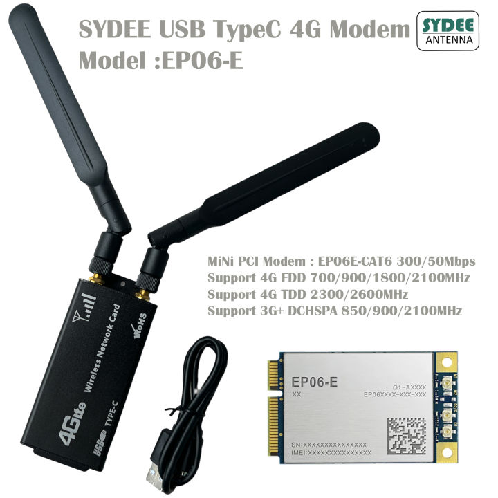 sydee-modem-4g-usb-type-c-to-mini-pci