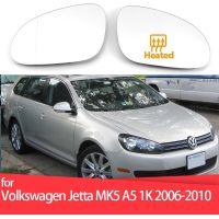 กระจกมองหลังติดประตูกระจกกระจกด้านข้างทำความร้อนสำหรับ Volkswagen VW Jetta MK5 A5 1K 2006-2010อะไหล่