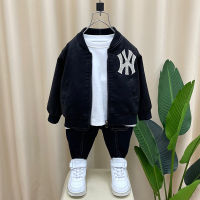 Boys Jacket Spring 2022 New Korean Style Western Style Baby Childrens Spring And Autumn Fashionable Leather Jacket Trendy Top