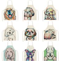 [TIN Household Products] ผ้ากันเปื้อนในครัวเรือน Nordic Polyester Explosive Dog Animal Series ผ้ากันเปื้อนโพลีเอสเตอร์ Overalls ผู้ใหญ่วัสดุโพลีเอสเตอร์ Apron