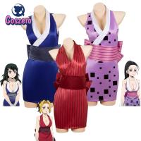 Anime Demon Slayer Suma Hinatsuru Makio Cosplay Costume Uzui Tengen Wives Uniform Dress Entertainment District Arc