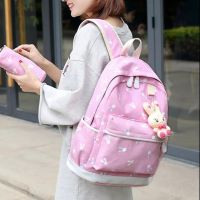 School BACKPACK Bag SET 4IN1 PLAYBOY KUSUKA BACKPACK Bag Multifunction BACKPACK Children BACKPACK Bag