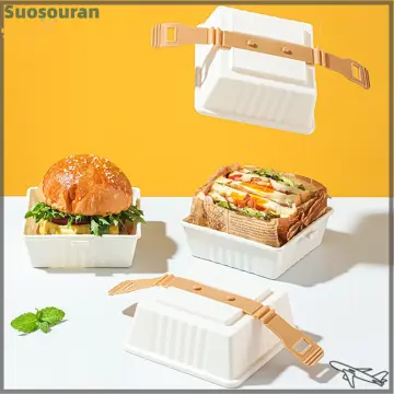 50pcs Disposable Food Containers Dessert Bowl Burger Snack Boxes