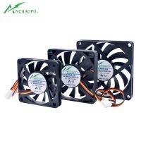 ACP60x60x10mm 70x70x10mm 80x80x10mm 60mm 70mm 80mm fan 3 wire speed monitoring Ultra thin cooling fan suitable for chassis CPU