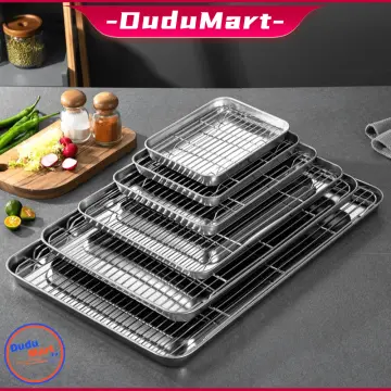 Aluminum Baking Sheet with Stainless Steel Cooling Rack Set | KPKitchen