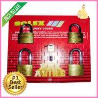 กุญแจคีย์อะไลท์ SOLEXMACH250 50 มม. 4 ตัว/ชุดKEYED ALIKE PADLOCK SOLEX MACH250 50MM 4EA/SET **สามารถออกใบกำกับภาษีได้ค่ะ**