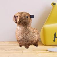 ตุ๊กตาสัตว์ CCFine Capybara ตุ๊กตาของเล่น Capybara หมอนนุ่มจำลอง