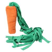 Puppy Snuffle Toy Cute Pet Sniffing Toy Squeaky Dog Toys Carrot Interactive Dog Chew Teething Skin-Friendly Toys Light-Weight for Small Medium Large Puppy Pets enhanced