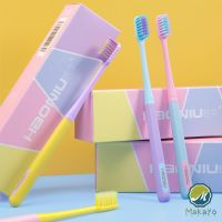 Makayo สีพาสเทล แปรงสีฟัน  สไตล์ญี่ปุ่น สวย น่าใช้ น่ารัก  พร้อมส่ง ราคาต่อ ชิ้น  Ice cream toothbrush สปอตสินค้า