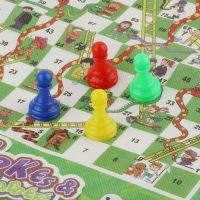 Snake and Ladder Kids Flying Chess Non-woven Fabric Portable Family Board Game Board Games