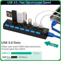 สวิตช์แยกพอร์ต3.0ตัวแยก USB Hub อุปกรณ์เสริมสำหรับพีซีแล็ปท็อปแบบพกพาจาก CLMXCA