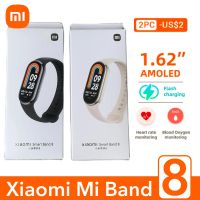 Xiaomi Mi Band 8 Blood Oxygen 1.62 AMOLED Screen Fitness Bracelet Mi band 8 60Hz Fitness Traker Heart Rate Monitor Mi Smart Band Smartwatches