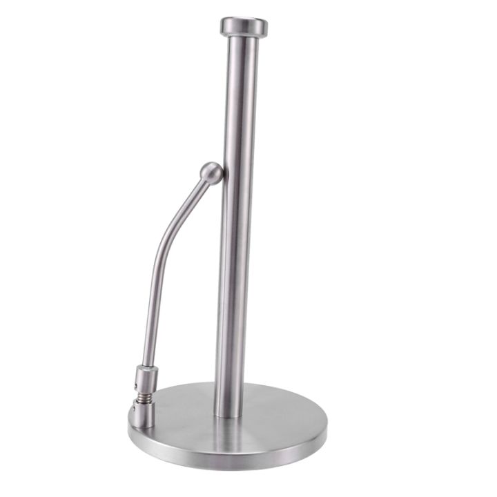 paper-towel-holder-stainless-steel-standing-tissue-holder-one-handed-tear-perfect-modern-design-for-kitchen-keeps-kitchens-countertop-tidy