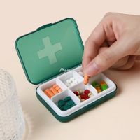 【YF】 Pill Cases 6 Girds Mini Sealing Box Portable Travel Medicine Capsule Storage Pastilleros De Medicinas таблетница