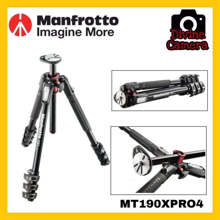 Manfrotto MT190XPRO4 Aluminum Tripod | Lazada