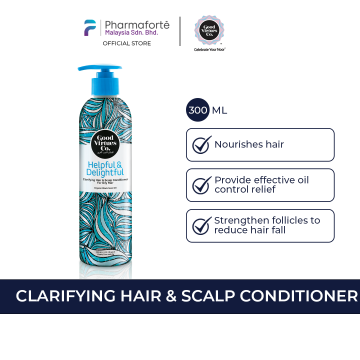 Good Virtues Co Clarifying Hair & Scalp Conditioner For Oily Hair Type
