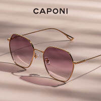 CAPONI Gradient Womens Sunglasses Polarized Fashion nd Designer Sun Glasses Anti UV Ray Original Decorative Shades CP21015