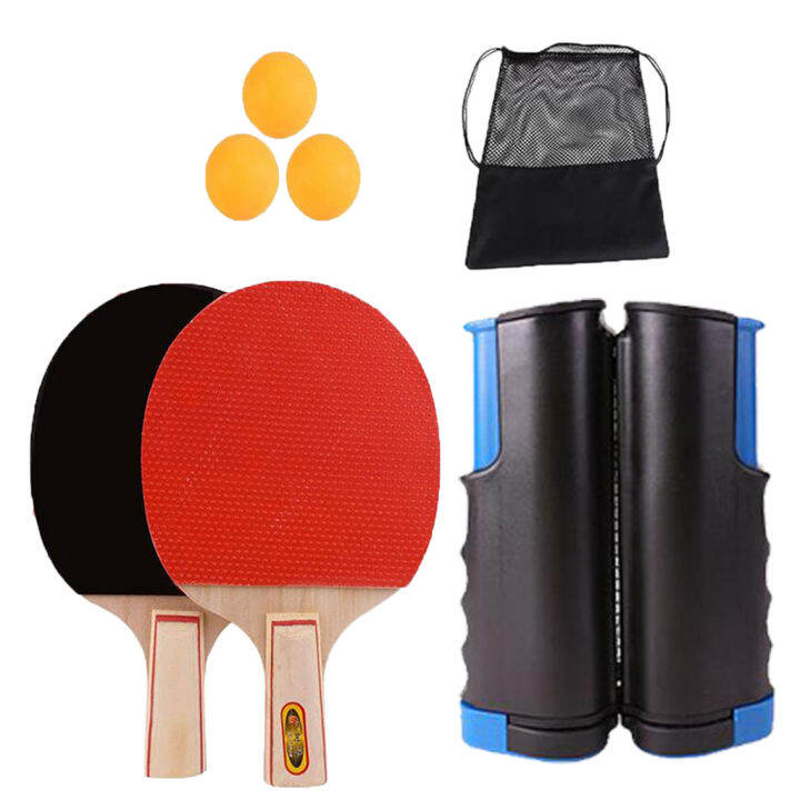 LazaraSuper Table Tennis Complete Set Paddle Clamps