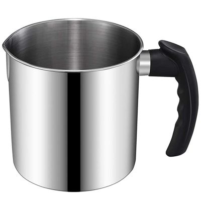 Candle Making Pouring Pot, 44 Oz Double Boiler Wax Melting Pot, Candle Making Pitcher, Heat-Resistant Handle
