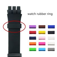 hengilcevwf494 Watch accessories 4 pieces silicone strap loop rubber ring 12mm14mm16mm18mm19mm20mm22mm24mm26mm28mm30mm for Swatch strap loop