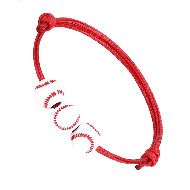 20pcs-baseball-beads-red-white-adjustable-inspirational-baseball-sport-gifts-bracelet-for-teen-team