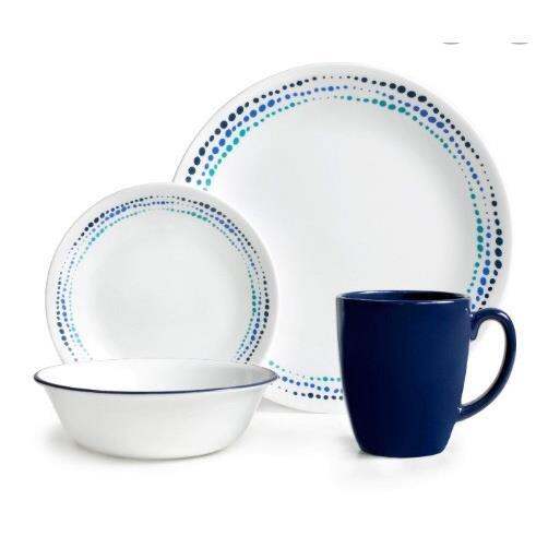 Corelle Classic Dinnerware Set Ocean Blues 16pcs Sold per piece Lazada PH