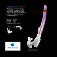 Snorkel GullGull Super Bullet Mini สน็อร์กเกิลสำหรับดำน้ำ snorkel และ scuba เหมาะสำหรับผู้หญิงโดยเฉพาะ